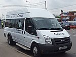 Бесплатный автобус Genser в пункт аренды автомобилей АрендаАвто-чпв на Новорязанском шоссе